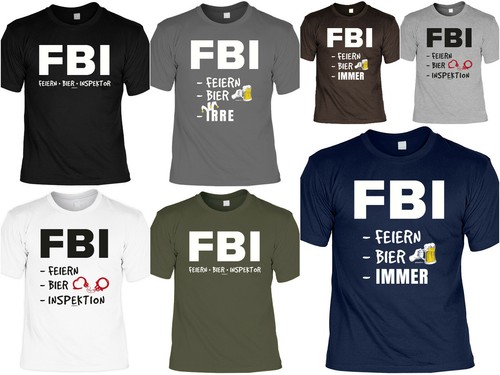 Fbi karneval shirts - t-shirts,