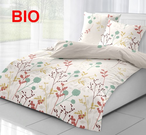 Bettwäsche biber 155x220 bio - bettwäsche,