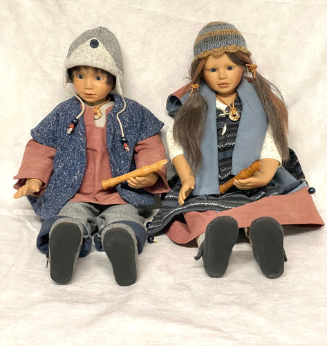 Künstlerpuppen pärchen - künstlerpuppen,