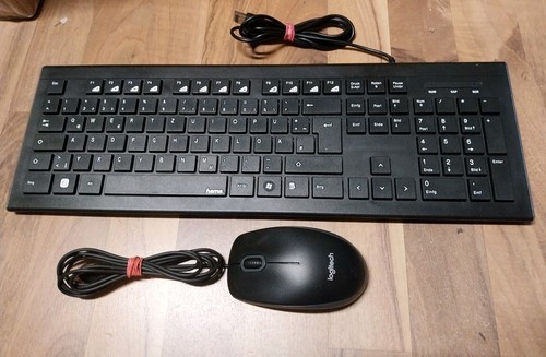 Hama tastatur logitech maus - &,