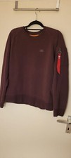 Alpha Industries Pullover rotbraun S
