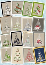 Farbiges Kreuzstichmuster als