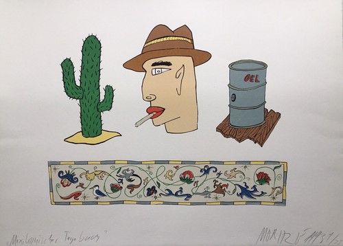 Moritz götze farbserigrafie - götze,