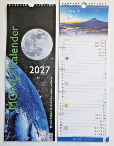Mondkalender 2027 brunnen - 2027,