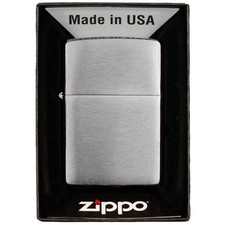 Zippo chrom gebürstet