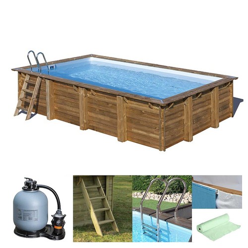 Echtholzpool evora set - echtholzpool,