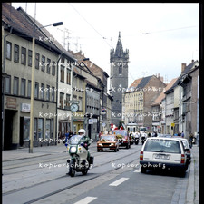 6x6 Color Dia  100 Jahre Straßenbahn Erfurt, 4.6.94, Fest-Parade 01