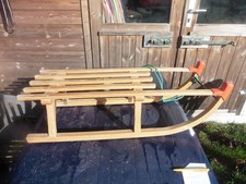 Rodelschlitten Davos Holzschlitten 91 cm lang