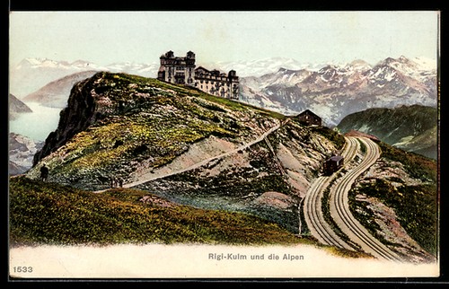 Rigi kulm und - rigi-kulm, mit