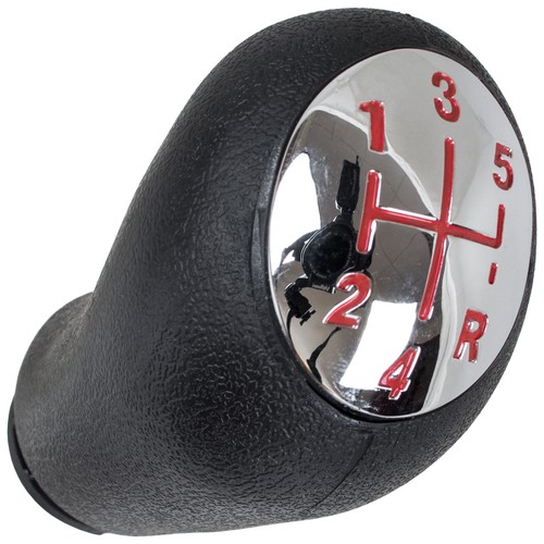 Schaltknauf knopf chrom - schaltknauf, rot
