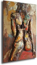 Metallbild 3D Lolita Industrie