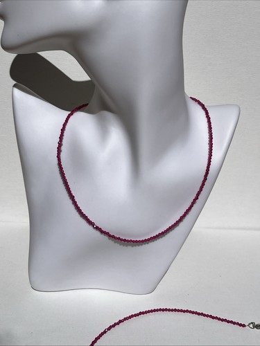 Zarte pinke granat kette - zarte,
