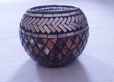 Windlicht Teelicht Cozy Herbst Mosaikglas Depot Deko 