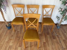 Nr.1518d Grange - 4 Stühle Kirsche Vollholz Restauriert