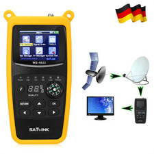EU Satlink WS-6933 Camping Satfinder HD DVB-S + DVB-S2 8PSK SAT Messgerät DHL;