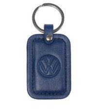 ★ Original VW Schlüsselanhänger blau geprägtes VW-Logo ★
