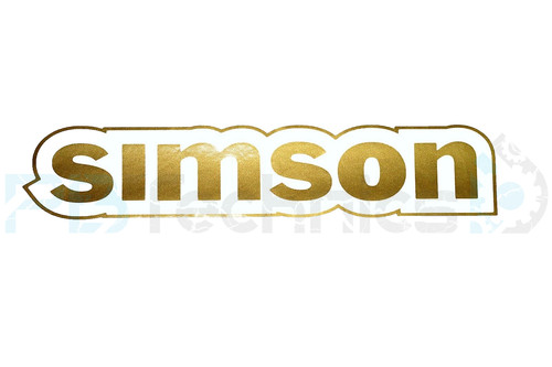 Aufkleber tank simson s51 - 2x,