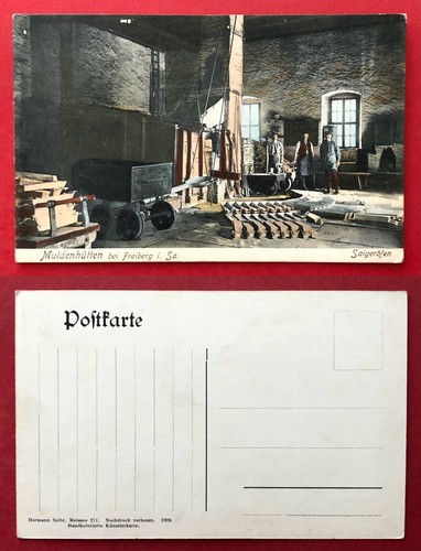 Bergbau muldenhütten bei - ak,