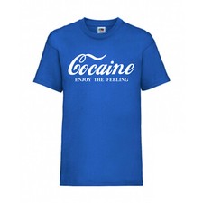 Cocaine 420 FUN Shirt T-Shirt Funshirt S - 5XL Roya Blaul F8