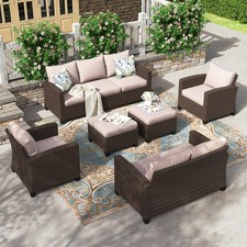 Poly Rattan Sitzgruppe 9