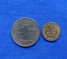 5 er Mark+Pfennig-- BRD + DDR