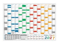 Rainbow wandkalender din - wandkalender, a0