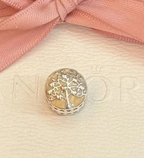 Original Pandora Charm „Familien Stammbaum“ 14 Karat vergoldet #792106EN23