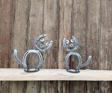 Hufeisen Katze  / Metall