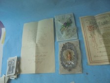 42645 2x antiker Taufbrief Zur