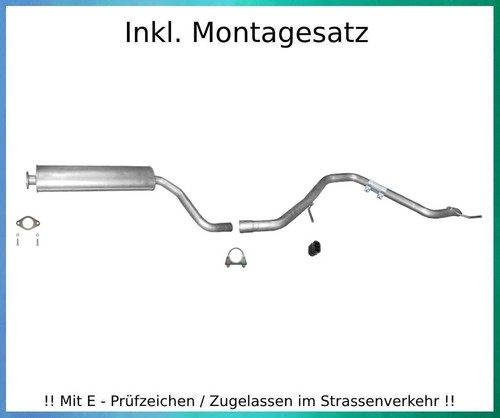 Auspuffanlage für opel - auspuffanlage,