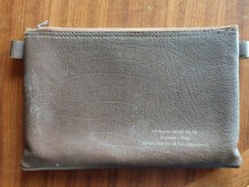 Vintage Ledermappe Geldmappe Metzgerei Eilts  Eppstein Pfalz