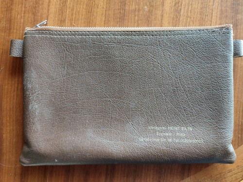 Vintage ledermappe geldmappe - vintage,