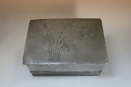 Chinesische teedose zinn - teedose,