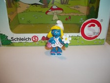 Schlumpf Schlümpfe smurfs - Schlumpfine mit Blume