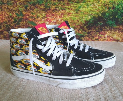 Vans sk8 flamme feuer - vans, sk8-hi