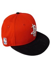 NEW ERA Fan Basecap Houston Rockets NBA Orange Herren Kappe Mütze