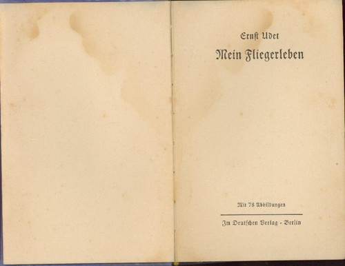 Mein fliegerleben - mein,