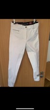 Turnier Hose Weiß Reithose Hawkmoon neu Gr.40 Strass Vollbesatz