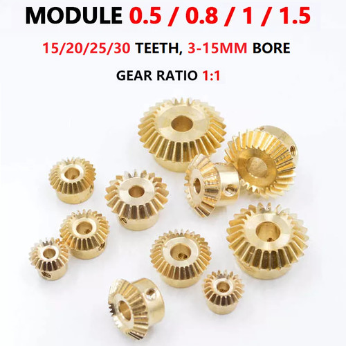 Kegelzahnrad aus messing modul - aus,
