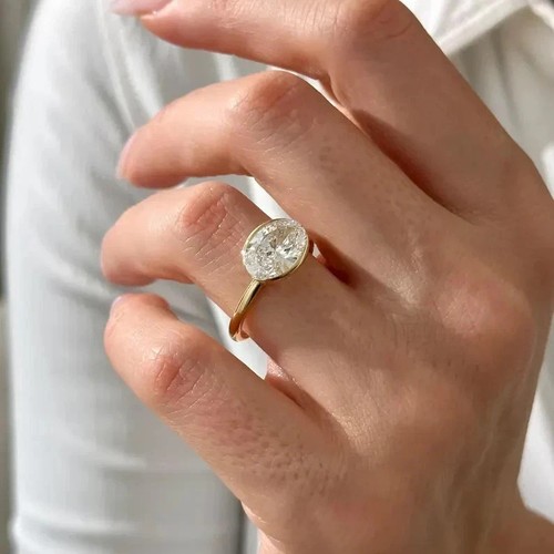 Zertifizierter ovaler ring - ovaler,