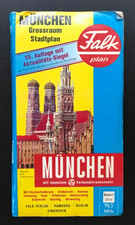 Falk Plan München Großraum Stadtplan 55.Aufl. 1988/89