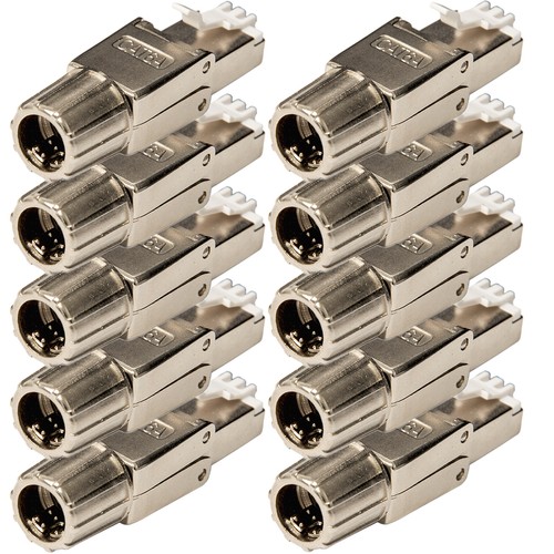 10x netzwerkstecker rj45 cat6a - netzwerkstecker,