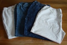 Bekleidungspaket Hosen Damen 4 Stück Paket Damenhosen, Größe 50 52, teils neu