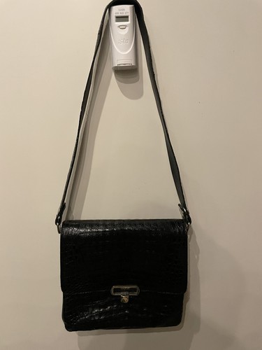 Vintage tasche kroko schwarz - vintage,