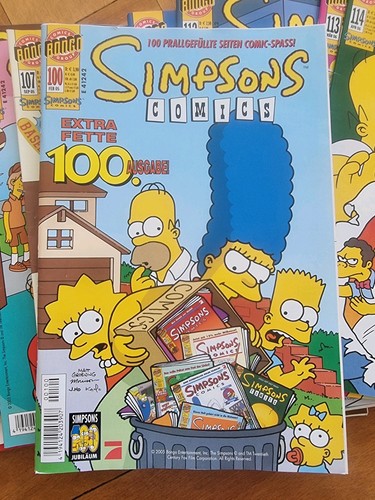 Simpsons comics 100 - simpsons,