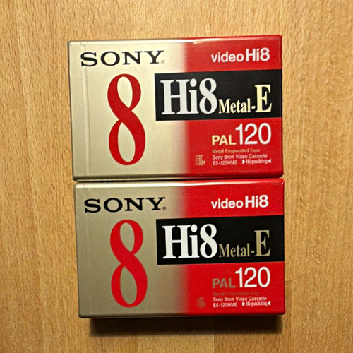 Sony hi8 metal pal 120 - hi8,