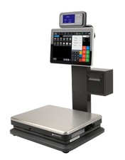 Touch Registrierkasse mit Waage 2in1 2g–15kg Thermodrucker Bar & Kartenzahlung 