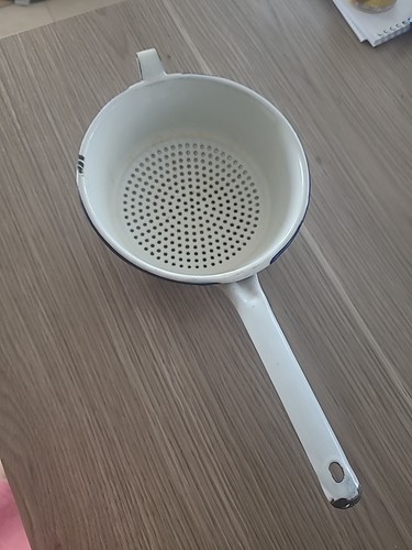 Emaille sieb seiher - sieb, ,