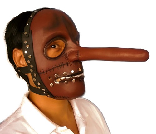 Chris fehn latex maske - latex, rot