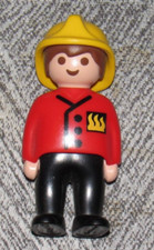 playmobil FIRSTSMILE 1-2-3 Feuerwehr Mann Figur 6607 Rettungs-Set tatütata-Koffe